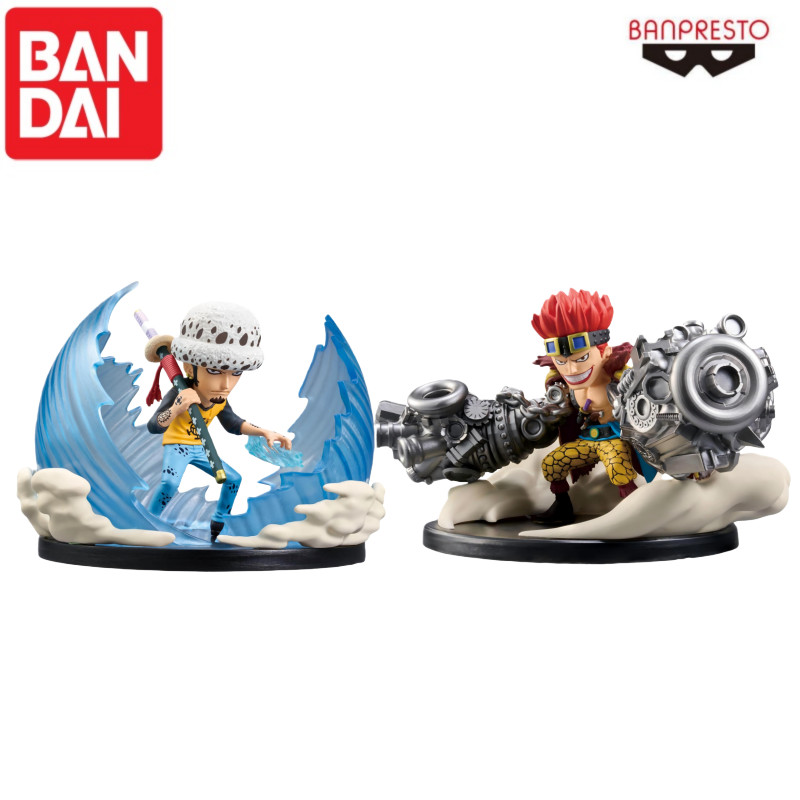 In Stock 100% Original Bandai Banpresto Wcf One Piece Eustass Kid Trafalgar D. Water Law Action Figu