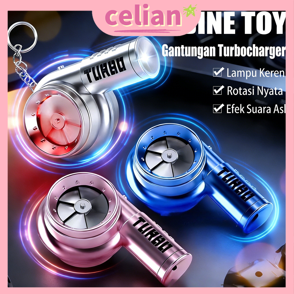 Gantungan Kunci Turbo Keychain Sound Stutu Stututu Bisa Bunyi /Mini Gantungan Kunci Dengan Senter Mo