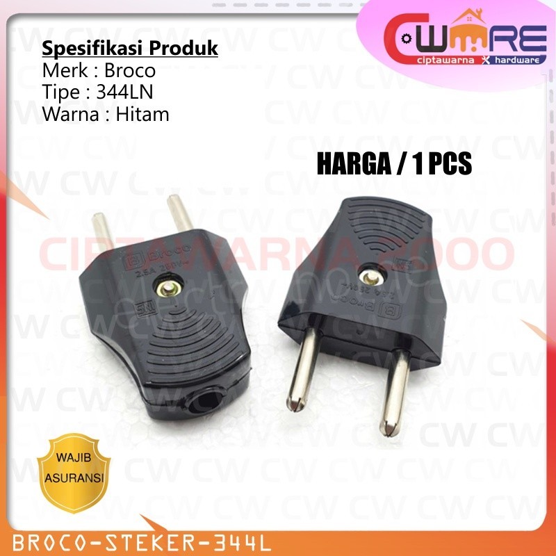 BROCO Steker Broco Hitam 344LN