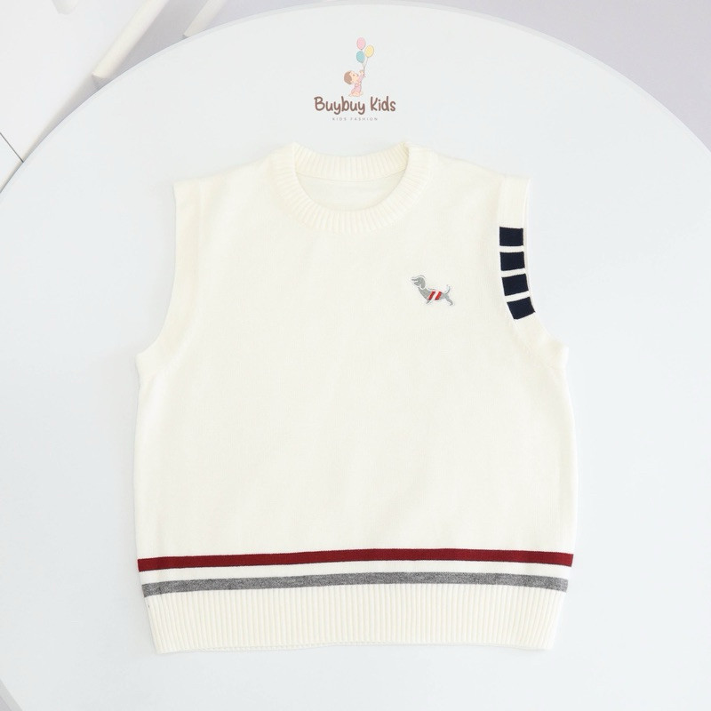 hirostudio VEST RAJUT ANAK PREMIUM - KAI VEST - Rompi Knit Premium - Rompi Rajut Anak Perempuan Laki