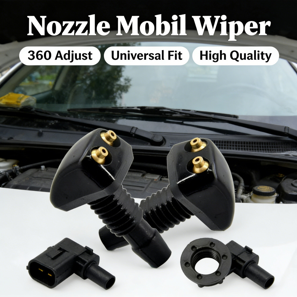 Wiper Mobil Adjust Nozzle Universal Nozzle 360° Nozzle Nozzle Mobil Kaca Depan