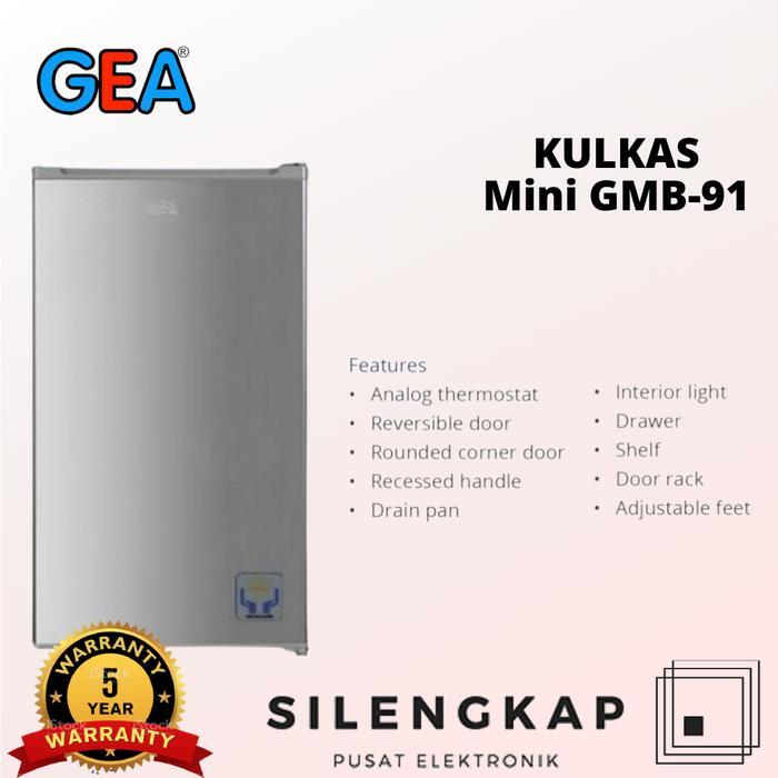 KULKAS 1 PINTU 89 Liter NEW GEA GMB-91 / GMB 91 MINI BAR