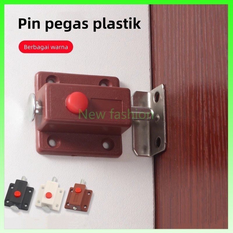 Baut pegas plastik dengan mekanisme interlock / pintu lemari furnitur kecil silinder kunci logam pin