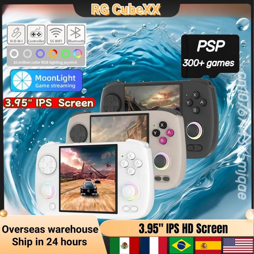 NEW ANBERNIC RG CUBE XX Retro Handheld Game Console Video Player Gaming Linux HD IPS RGB WIFI Blueto