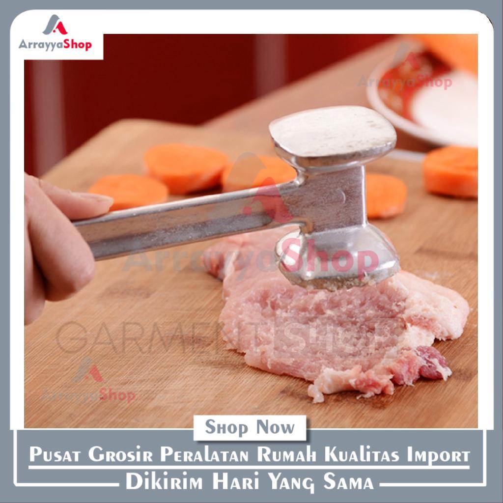 Palu Daging Alat Gepuk Pelunakan Daging Kuat Bagus