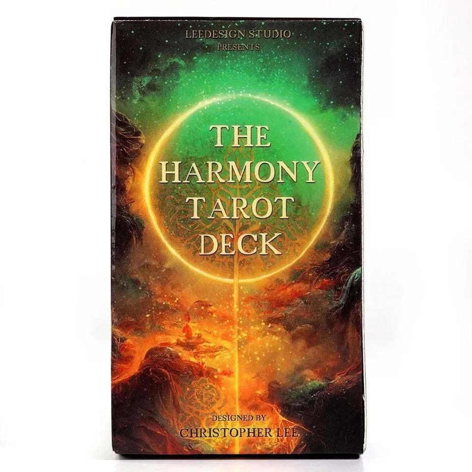 10.3*6cm The Harmony Tarot Deck 78 Uniquely Design Tarot Cards Created By Harmonizing The Two Worlds