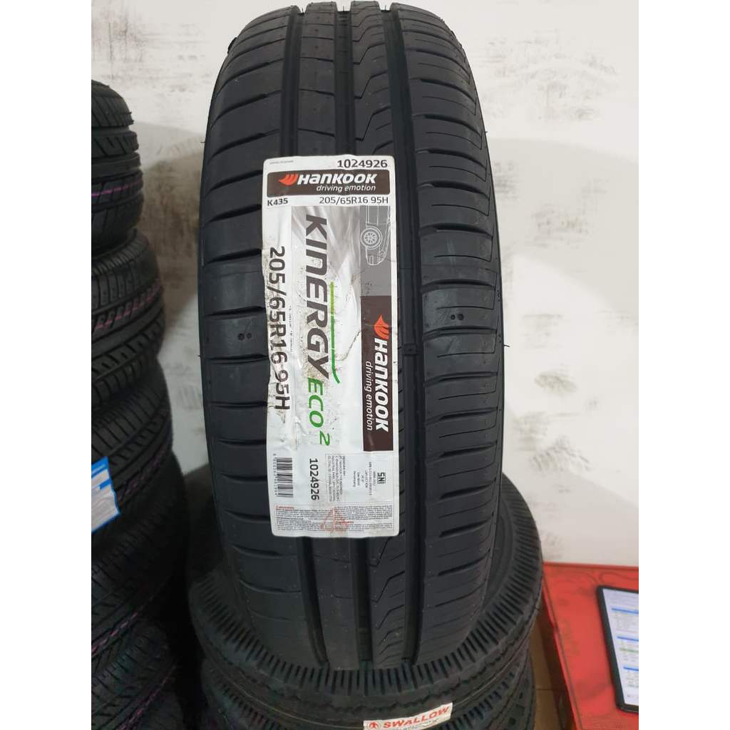 Ban Mobil Ring 16 HANKOOK KINERGY ECO 205/65 R16 K435 BAN MOBIL INNOVA REBORN VITARA ESCUDO