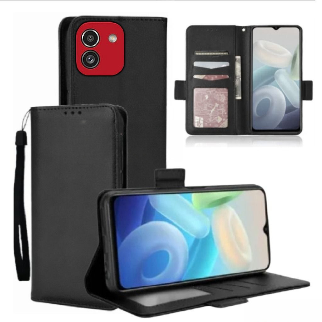 Case Dompet Hp Samsung A03 Case Dompet Casing Hp Flip Kulit Case Wallet Leather Cover