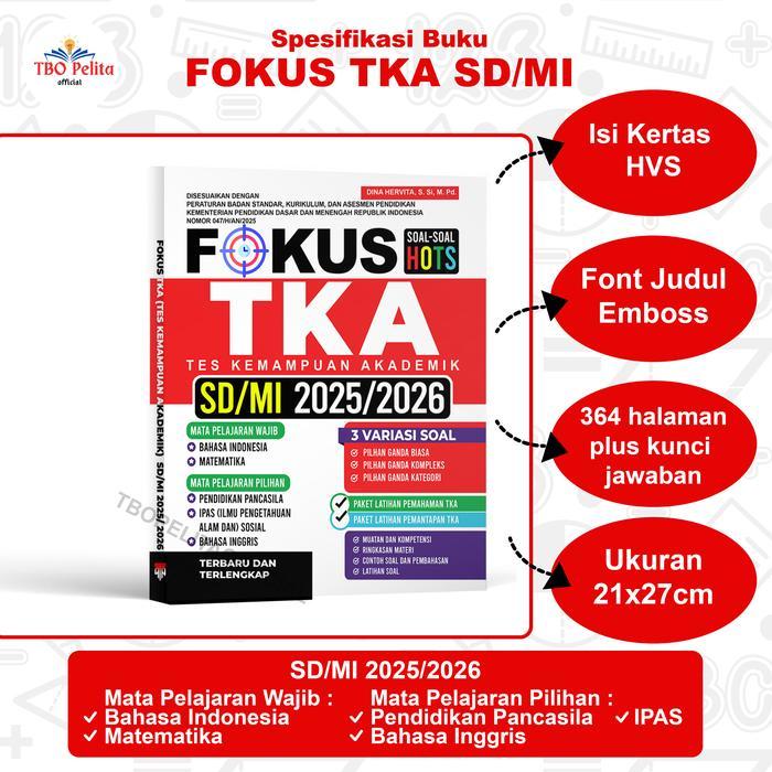 Fokus Tes Kemampuan Akdemik SD/MI 2025/2026 - TKA - Fokus TKA SD/MI