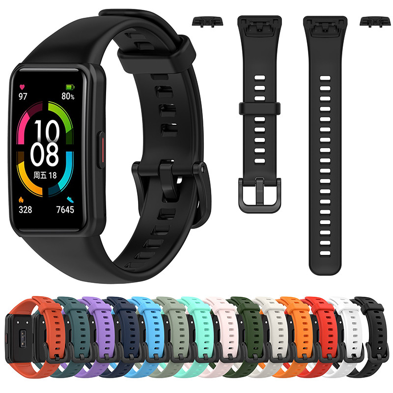 Replacement Sports Strap For Huawei Band 6 Strap Soft Silicone Wat Strap For Honor Band 6 Huawei Ban