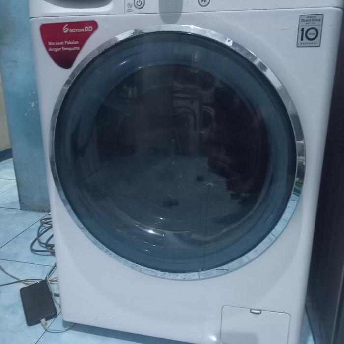 mesin cuci LG front loading  kapasitas 9 kg