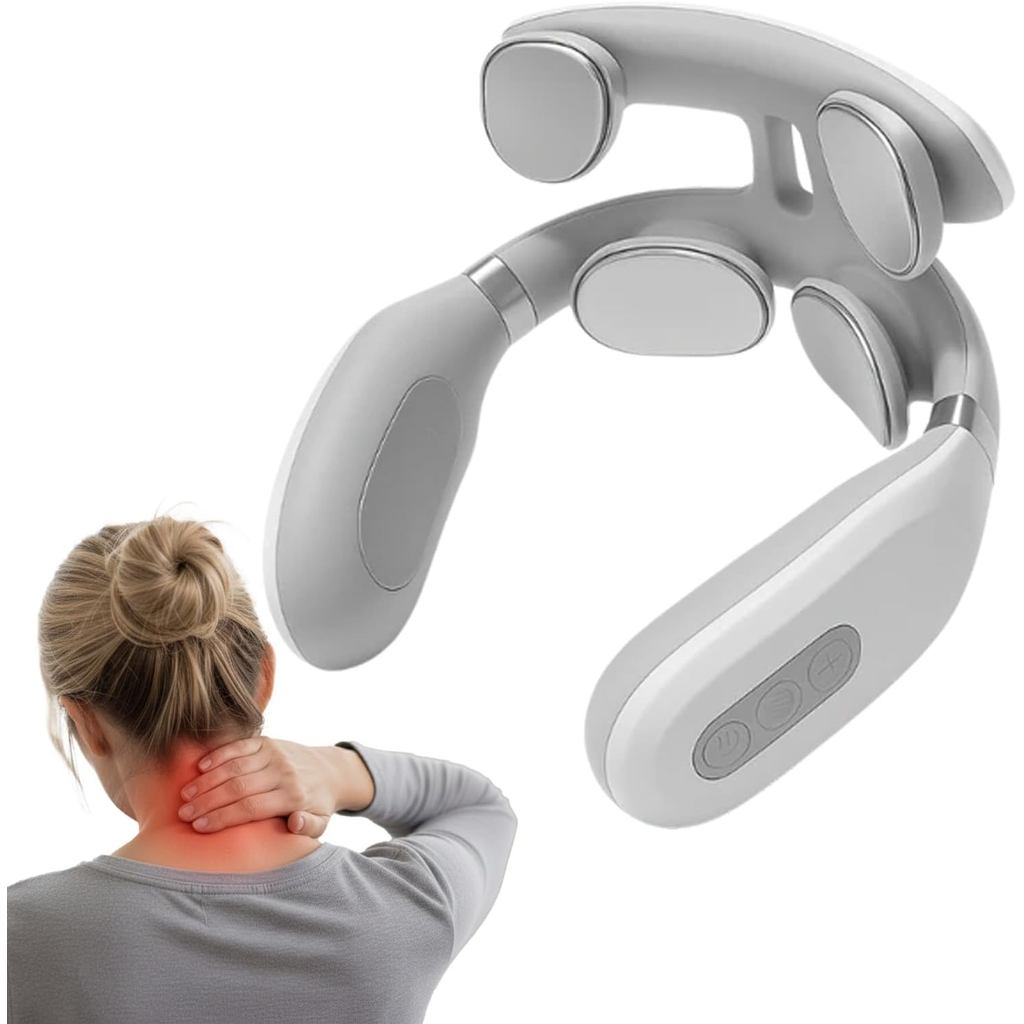 Smart U-Shaped Electronic Pulse Massager for Neck & Shoulder EMS TENS Electric Pulse Cervical Massag