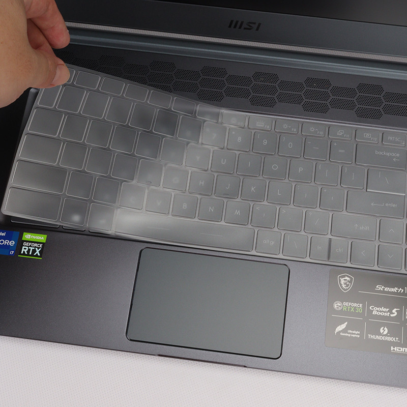 Laptop TPU Keyboard Cover  Skin for MSI Stealth GS66 2022, Vector GP66, Raider GE66,  MSI Prestige 1