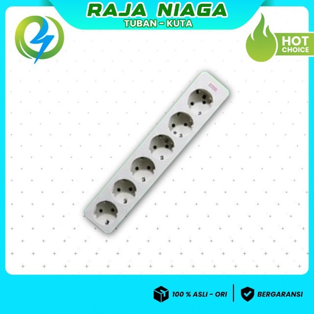 STOP KONTAK LUBANG ENAM 6 MERK UTICON. STOP KONTAK LISTRIK