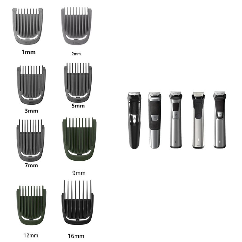135791216mm Guards Guide Combs For Philips Multigroom Trimmer MG7710,MG7715,MG7720,MG7730,MG7735,MG7