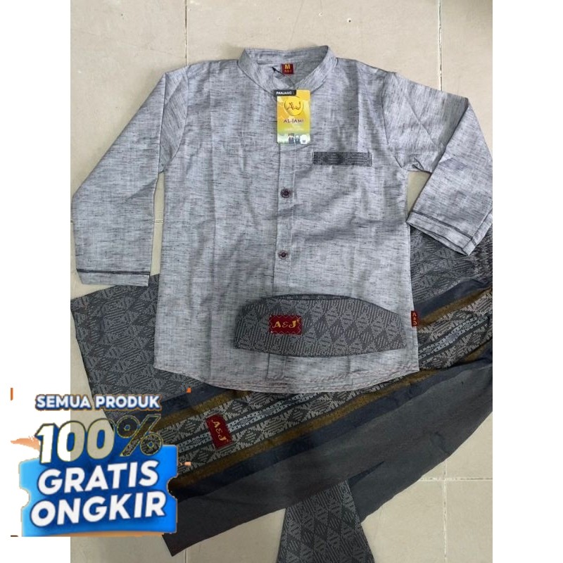 Koko Sarkoci Anak Merk A&J / Koko Sarkoci Anak / Koko sarung Celana Anak / Koko anak Sarkoci Lengan 