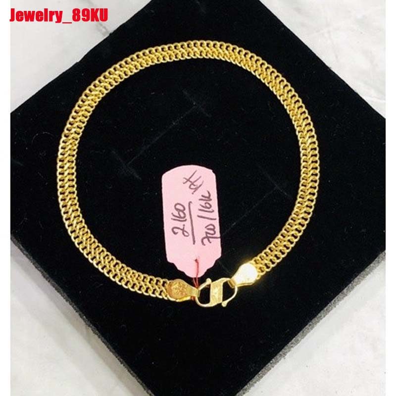 Viralll Gelang Tangan Emas Muda 24 K Emas Muda Asli 8Gram Kadar 19,9 Anti Karat Free Surat Dari Toko