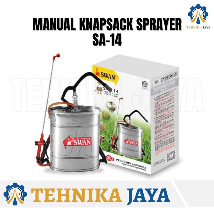 Alat Semprot Sprayer Swan SA-14 Tangki 14L stainless steel manual