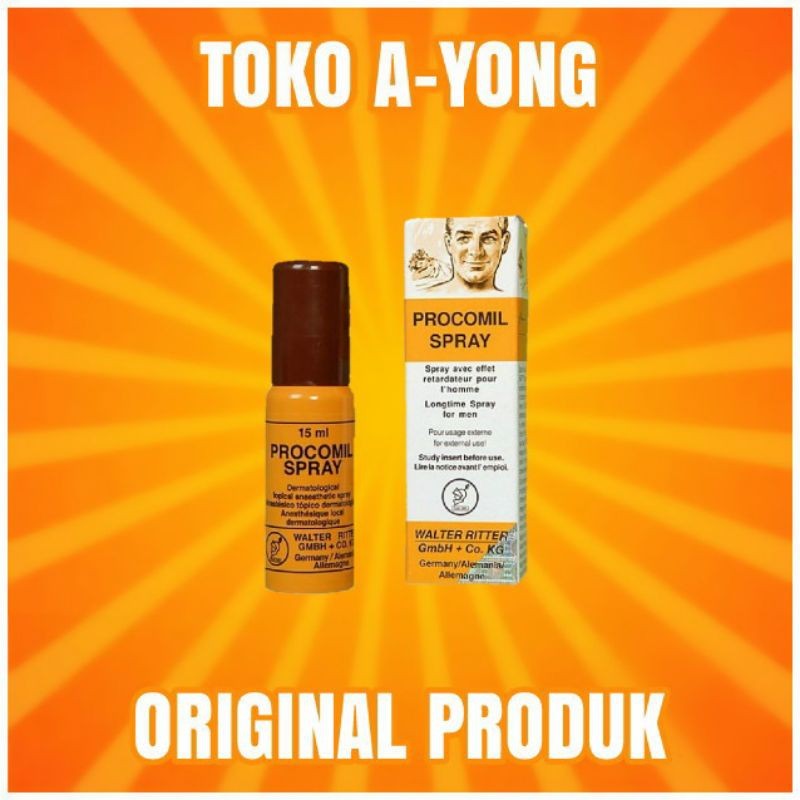 Original Procomil/Procomill Spray Pria Asli