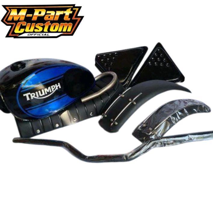 Motor [GM] paket cb japstyle komplit full set pnp tiger scorpio MOTOR CUSTOM Tangki motor murah