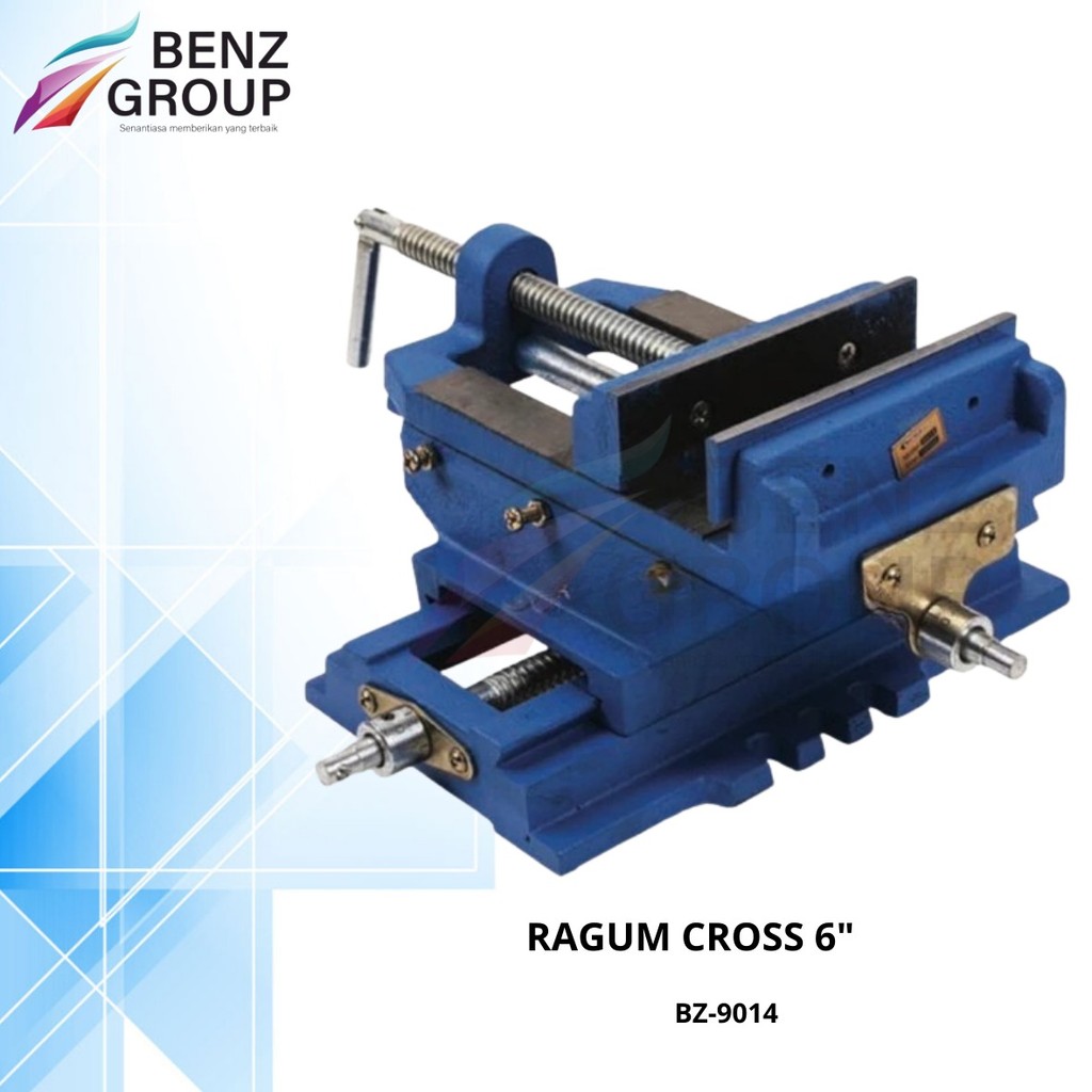 Benz Werkz Ragum cross 6" / Catok Silang / Crossed Press Vice 6inch Benz BZ-9014