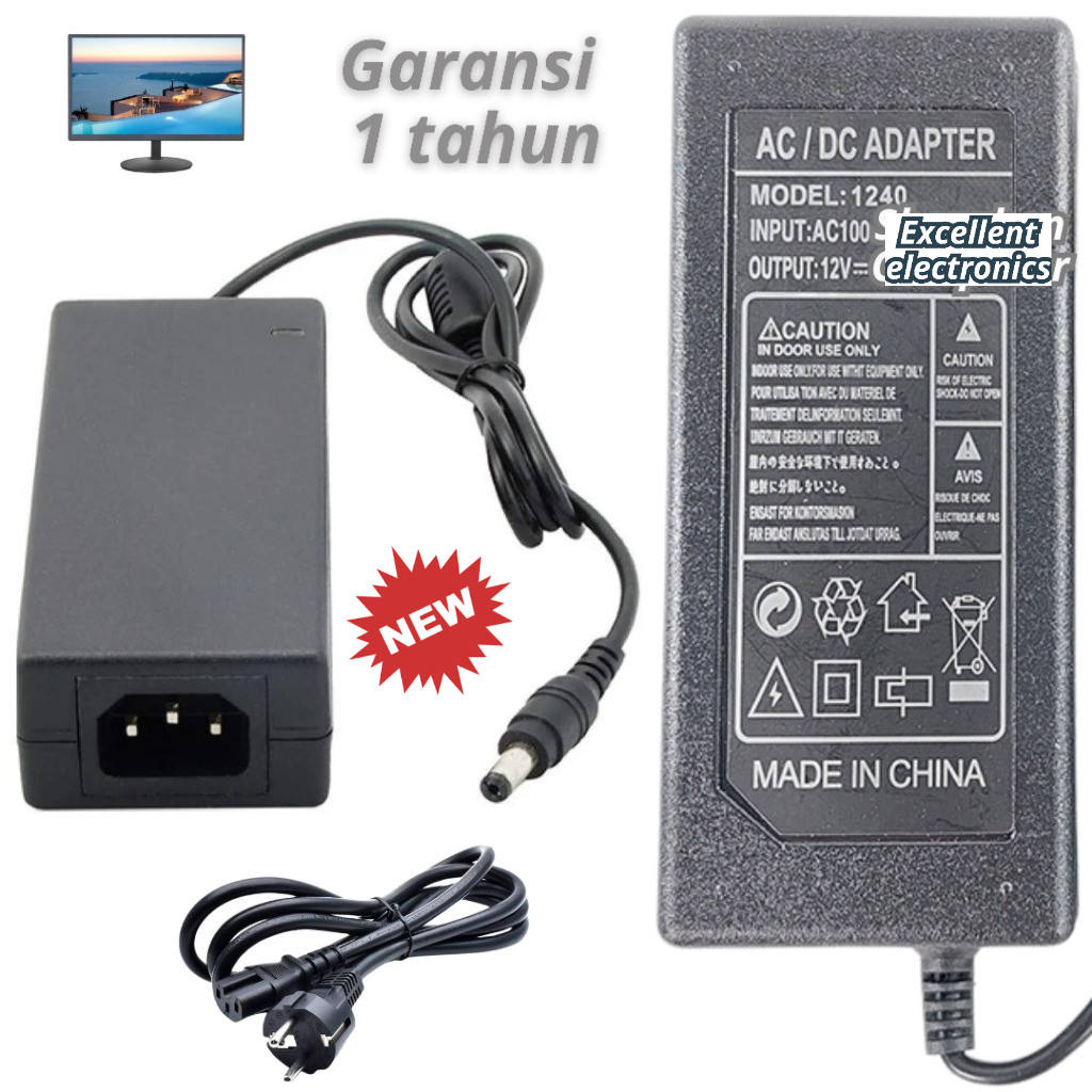 Adaptor Monitor LCD SPC SM-19HD 19 inch dan 24 inch power supply adapter