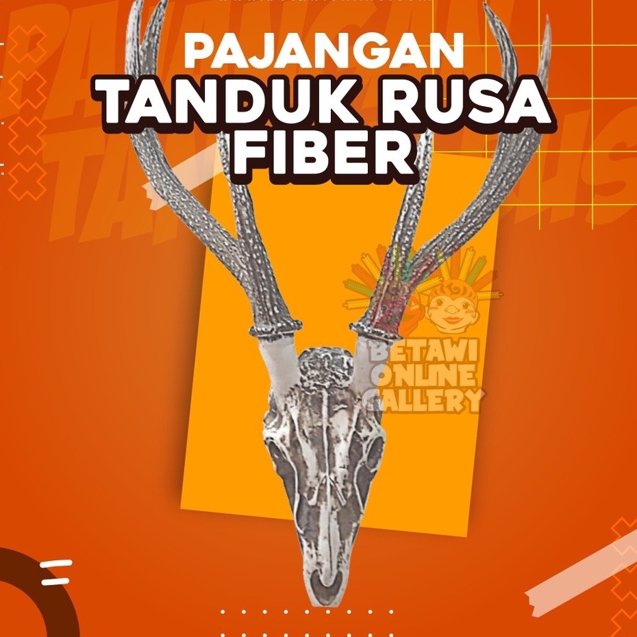 Pajangan Tanduk Rusa / Tanduk Rusa / Pajangan Tanduk Rusa Bahan Fiber