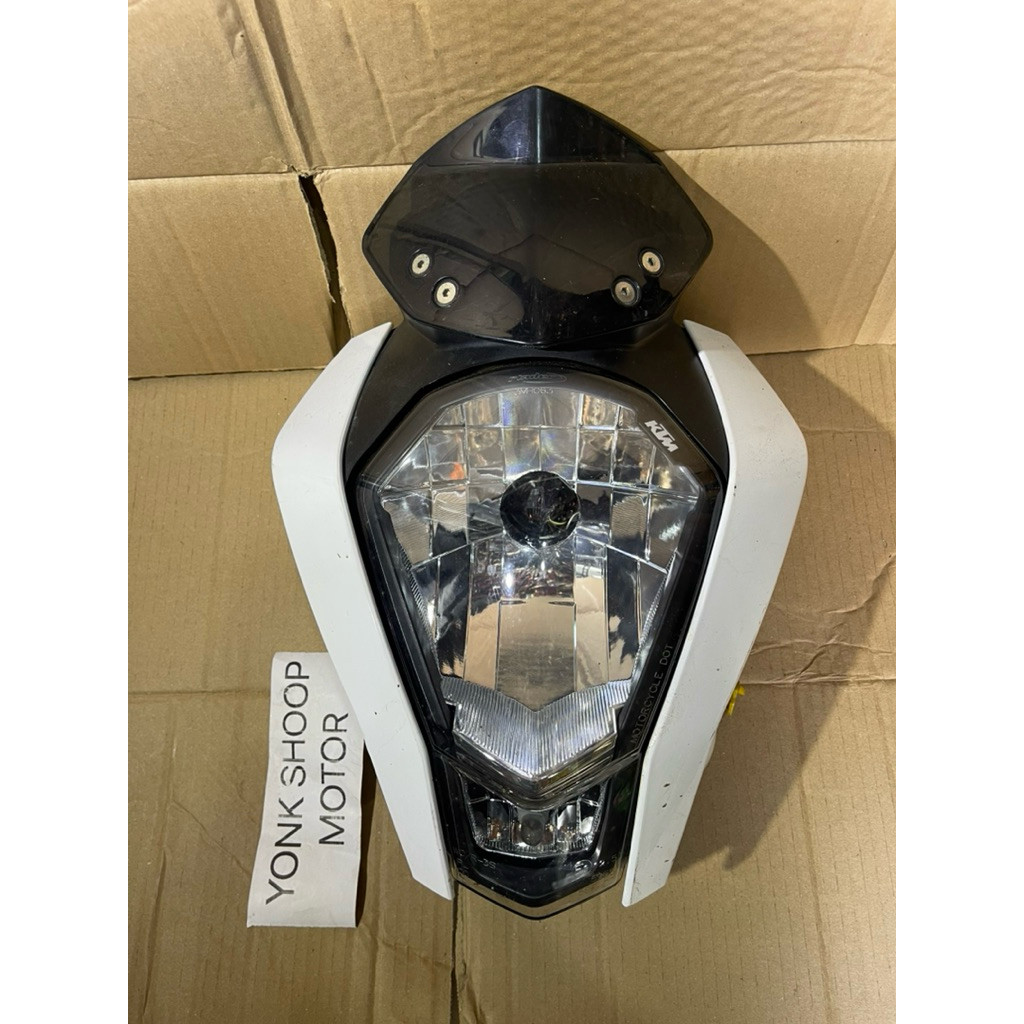 Lampu Depan Fullset Batok Komplit KTM DUKE Original