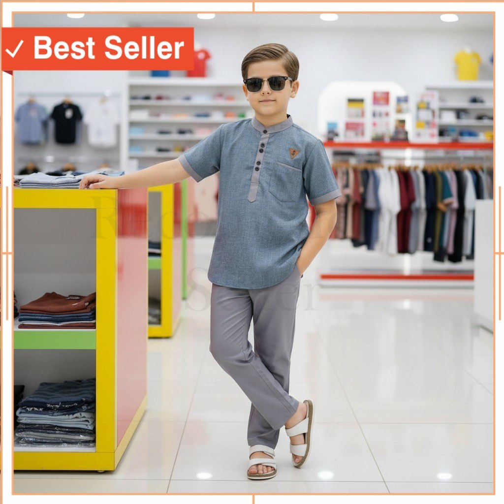 Busana Muslim anak laki laki modern murah kekinian / Setelan Baju Koko Anak Baju Koko Anak Laki Laki