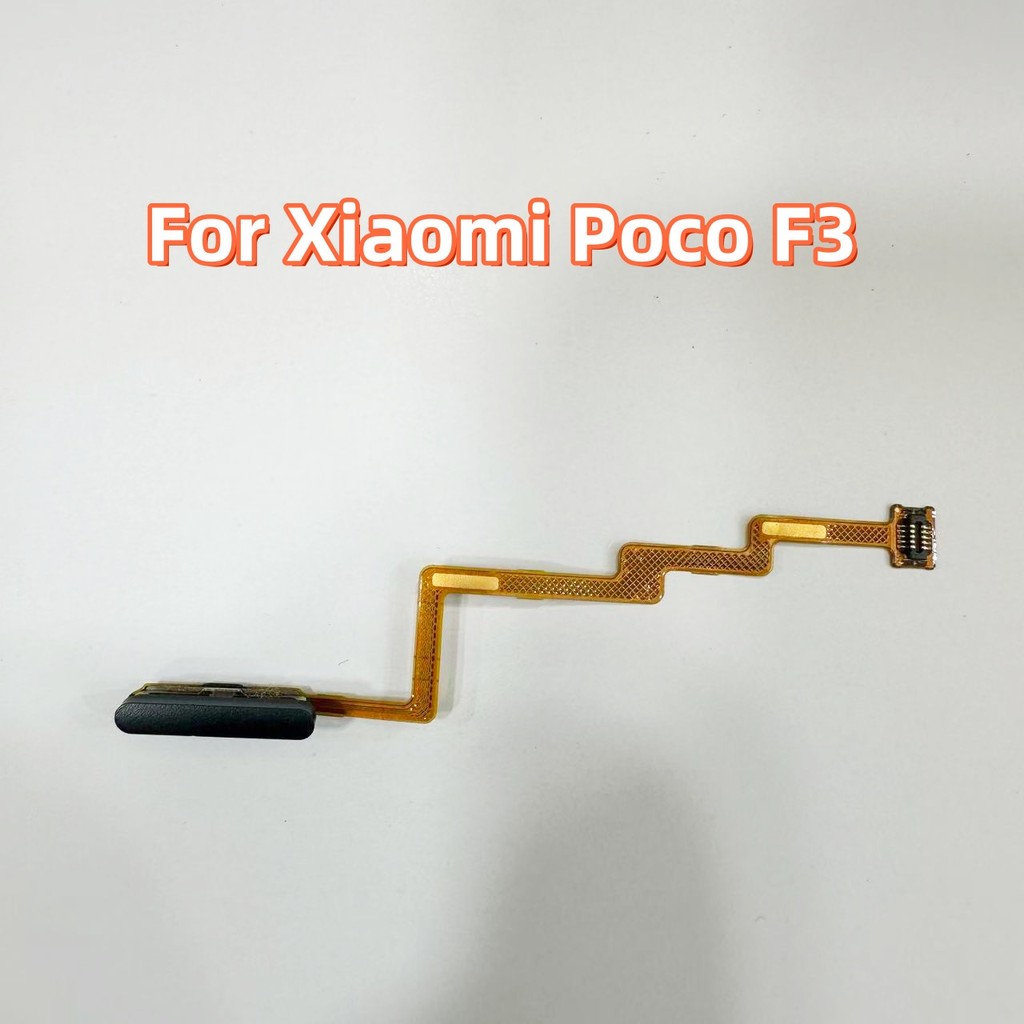 Fingerprint For Xiaomi Poco F3 Fingerprint sensor home button ribbon flex cable Replacement Spare Pa