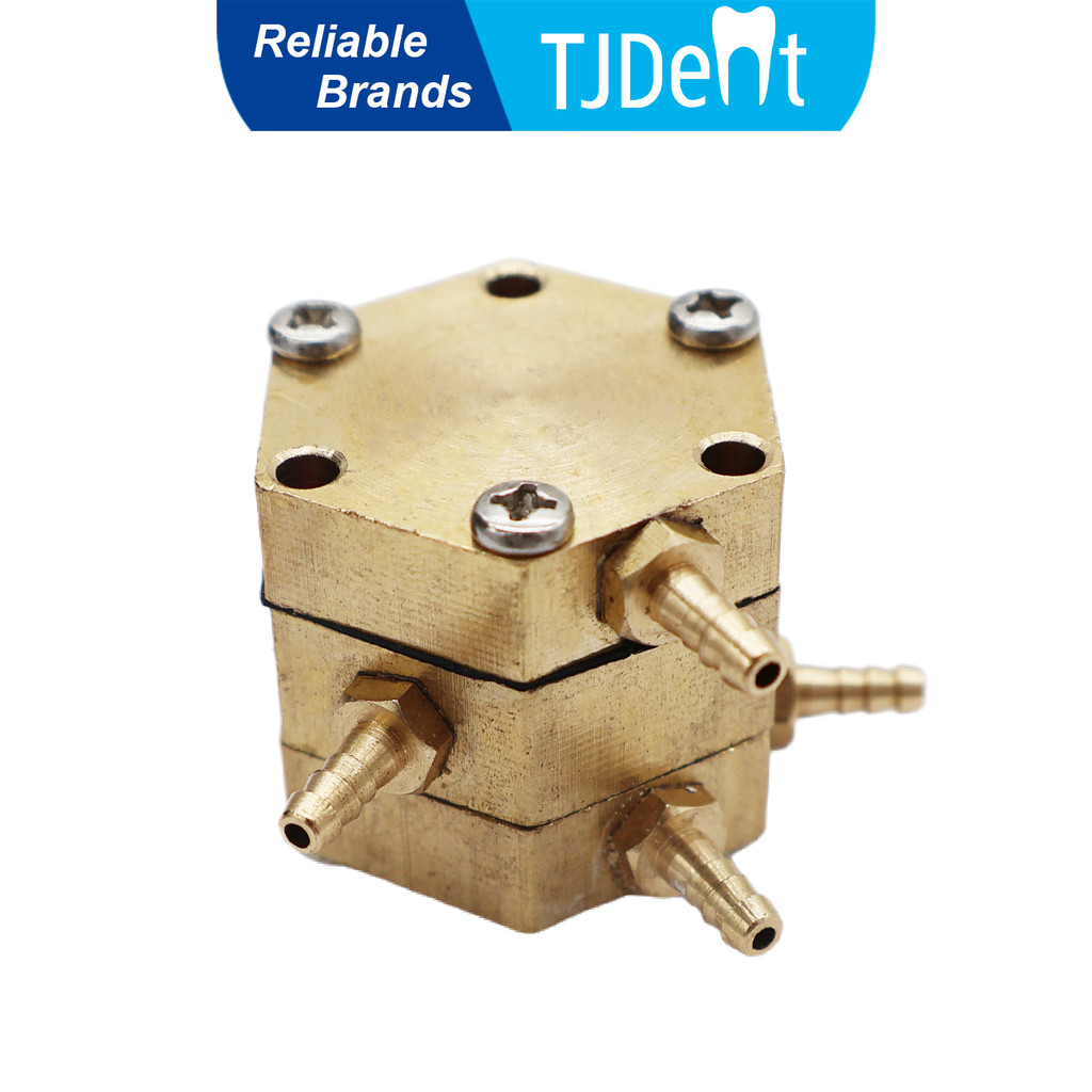 TJDent 1pcs Dental air Unit Accessories Air Valve Control Water Valve Copper Replacement Spare Part 