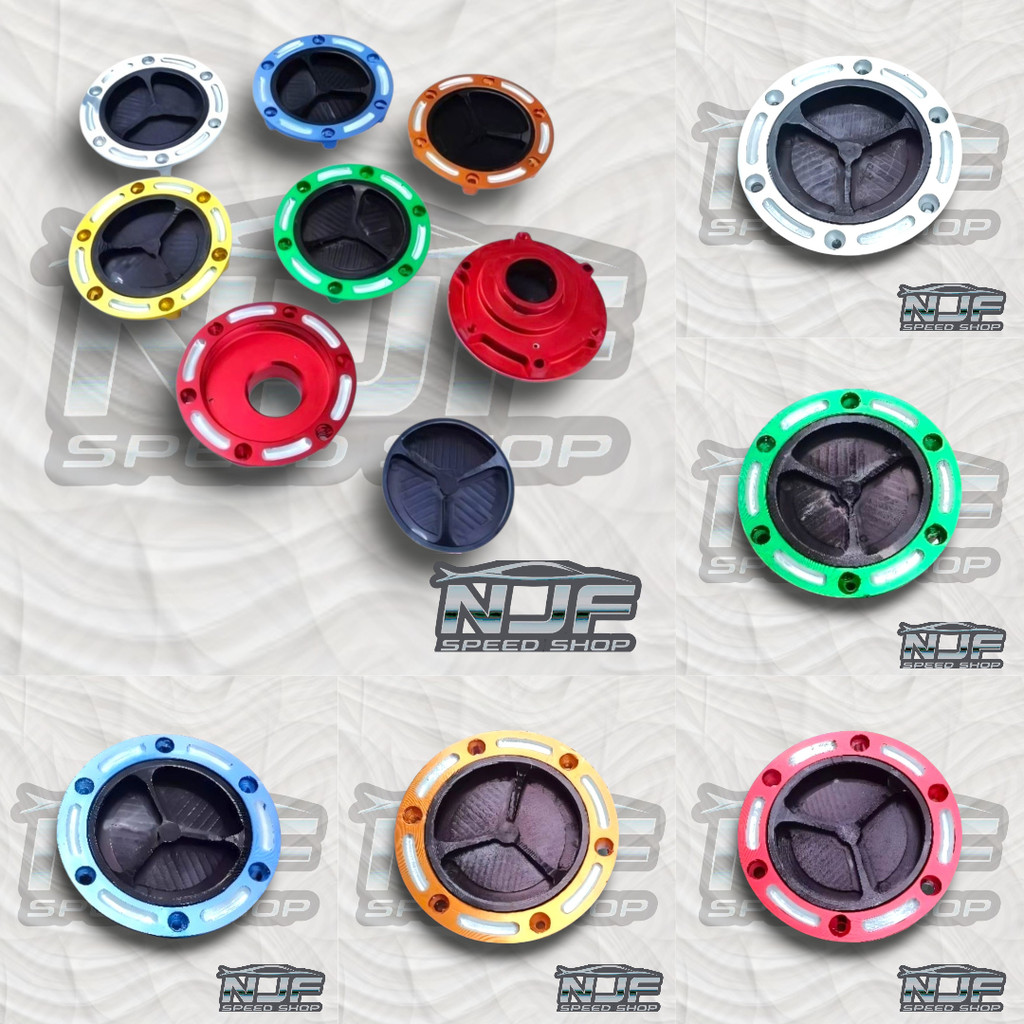 Fuel Cap Tutup Tangki Ninja 250 Fi / Ninja 250 Karbu Tutup Tangki Ninja CNC Full Alumunium