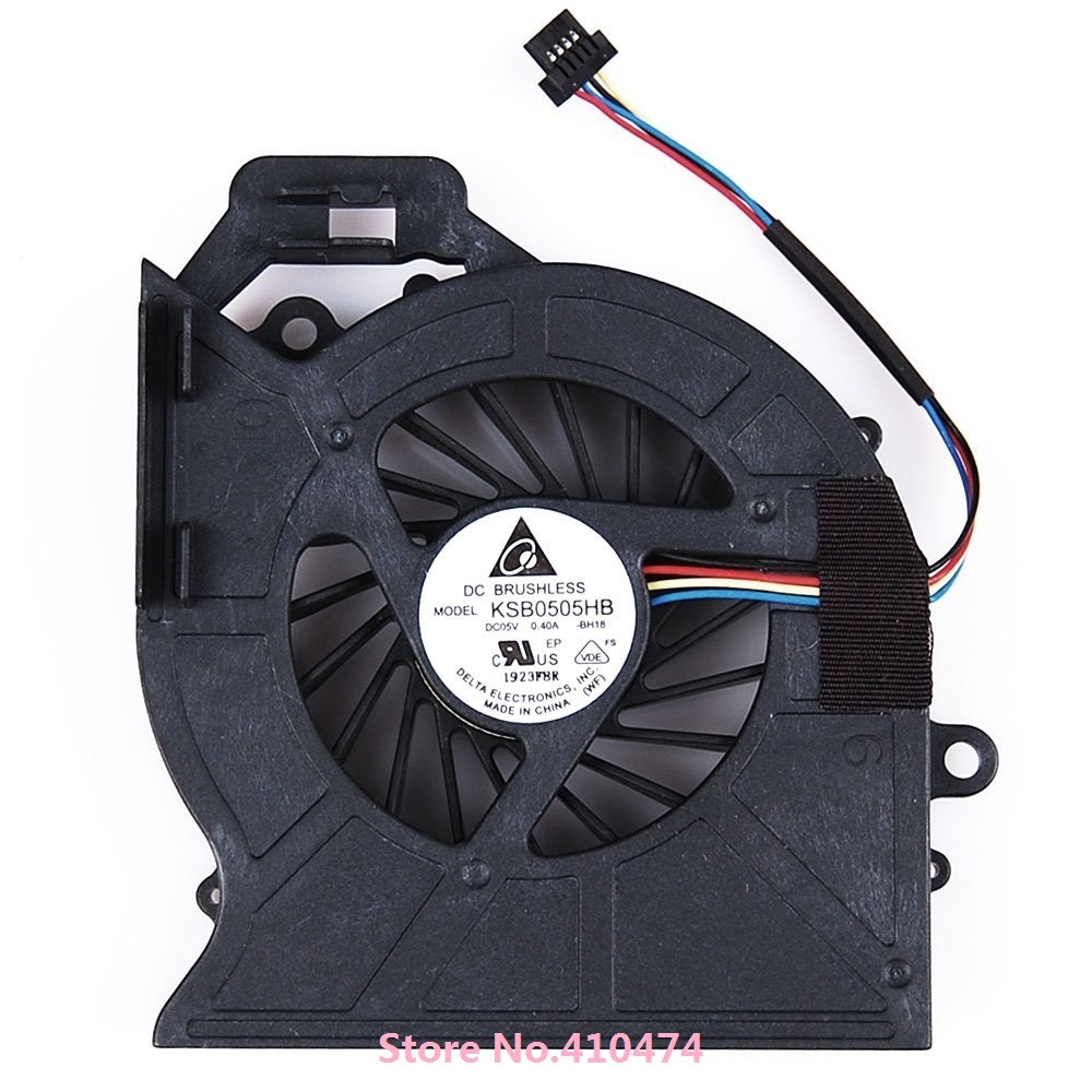 New CPU Cooling Fan 4pin for HP Pavilion DV6-6000 DV6-6050 DV6-6090 DV6-6100 Notebook KSB0505HB -BH1