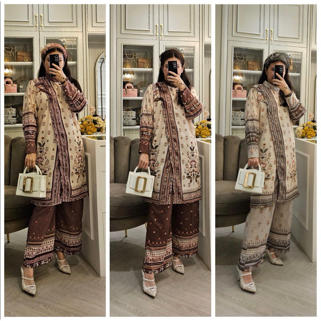 Midi / Gamis / Dress / Set Rok Meijiwang Premium