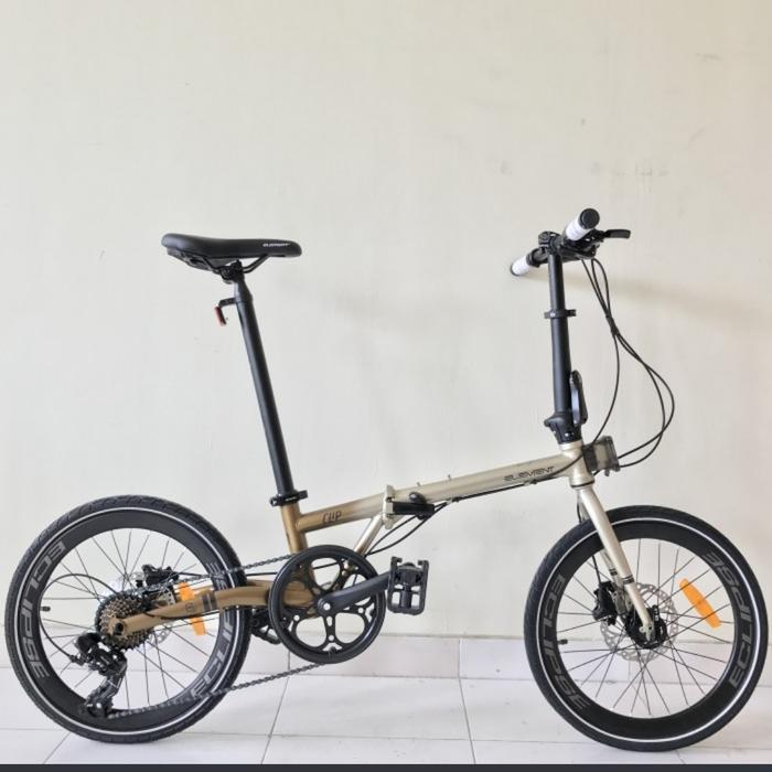 Sepeda lipat element clip 20 chromoly free helm