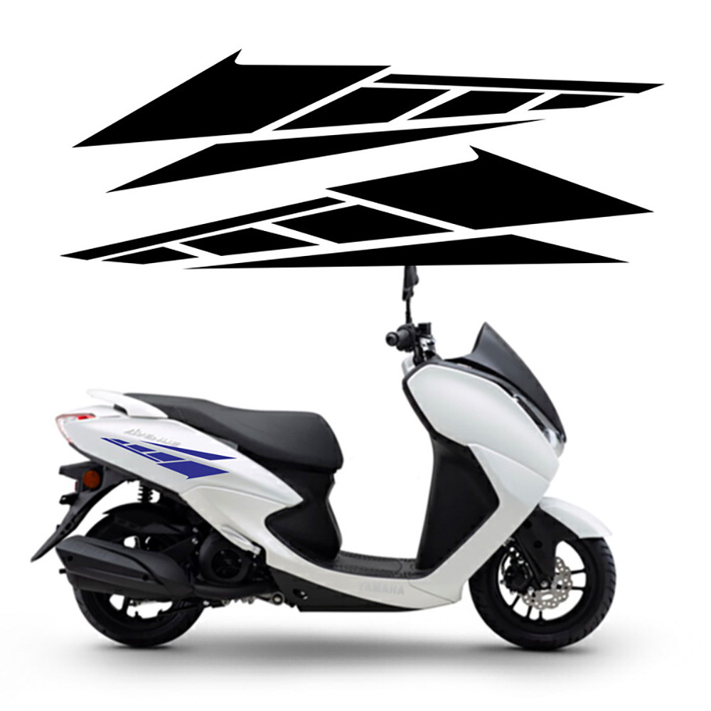 Motorcycle Front Fender Moto Side Body Head Tail Box Reflective Stickers Pegatinas Decal Accessories