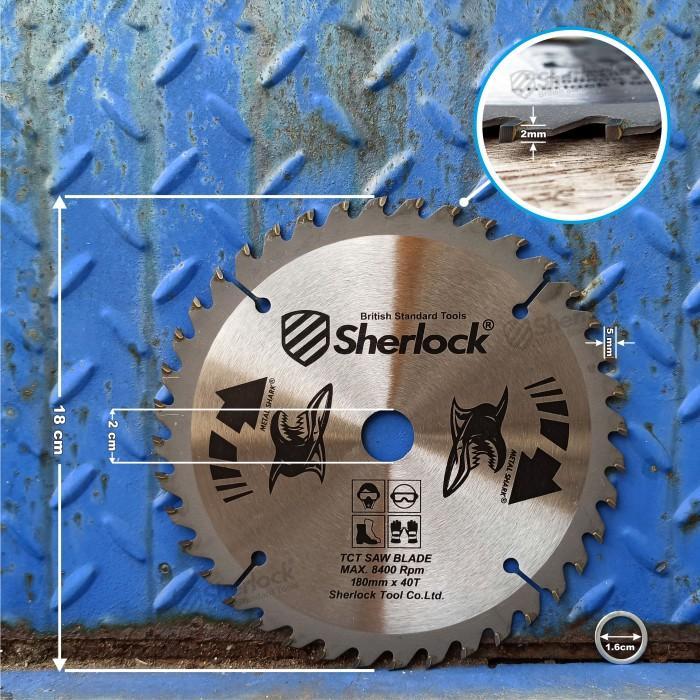 Mata Pisau Gergaji Circular Saw Blade 7 inch TCT Woodworking Table Saw