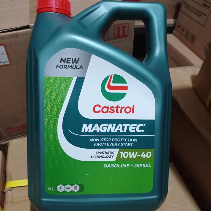 oli mesin Castrol Magnatec SAE 10-40 4 liter jamin 100% ASLI