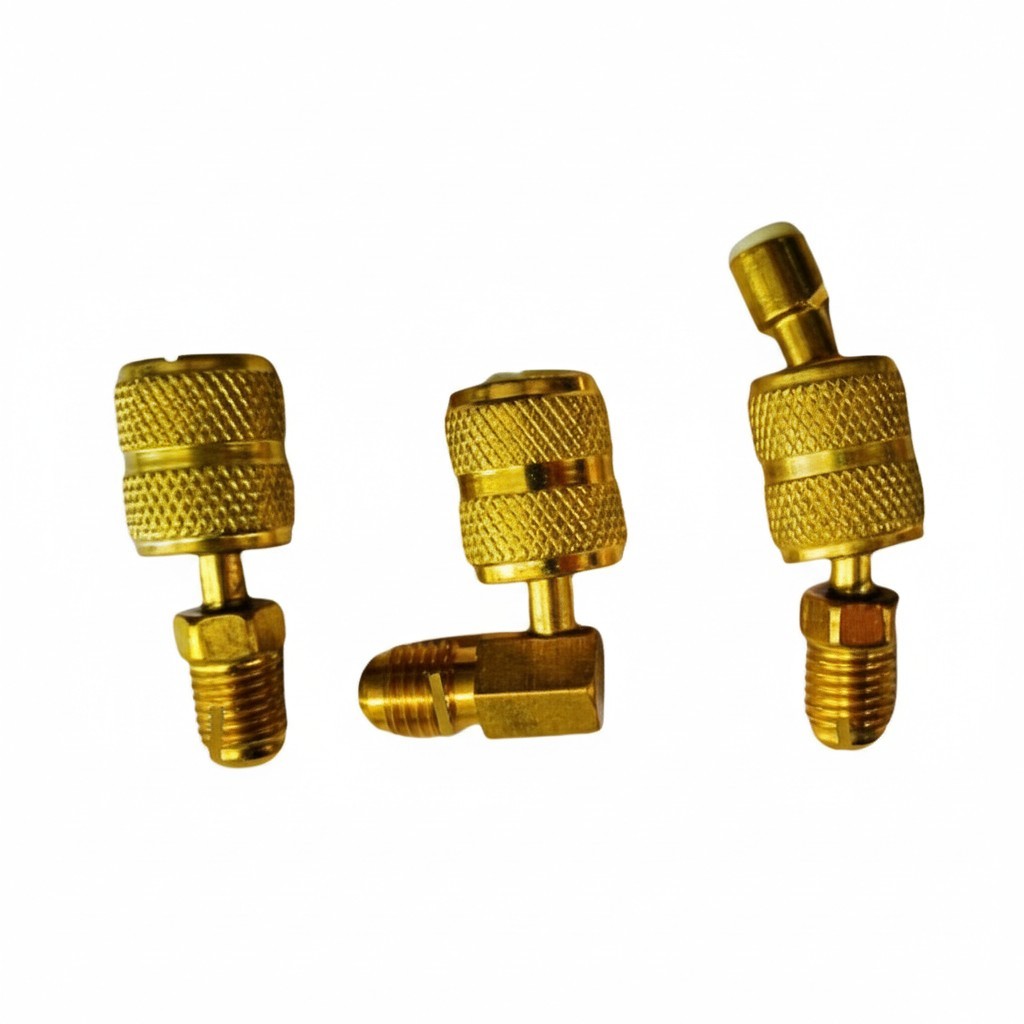 CONVERTER R22 KE R32 adapter ac 5/16 1/4 SAE tabung selang freon manifold gauge