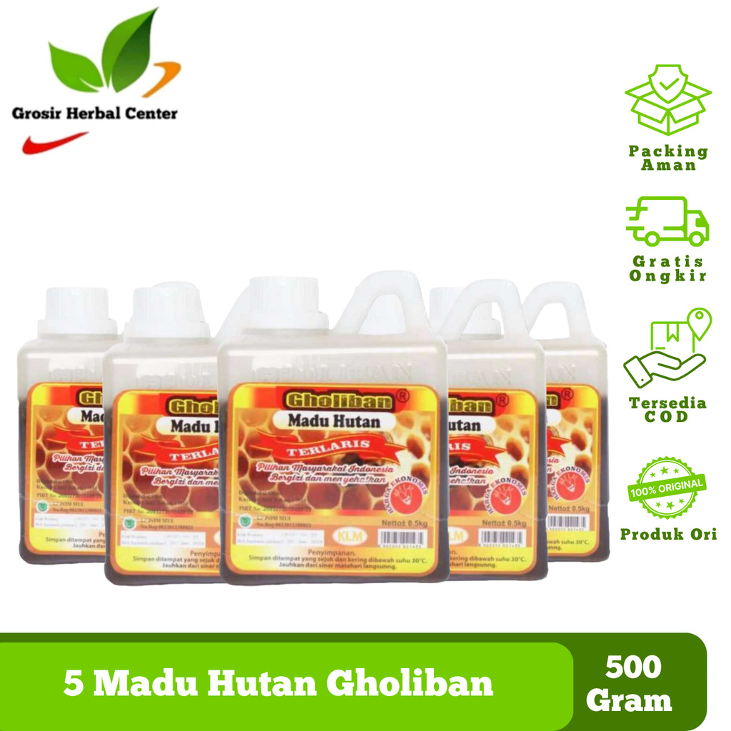 Madu Hutan Asli GHOLIBAN 500G - Madu hutan asli 100%