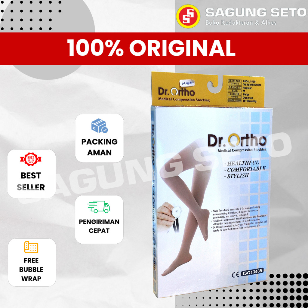 DR ORTHO A-6004_1520 M MEDICAL COMPRESSION STOCKING OPEN TOE REGULER