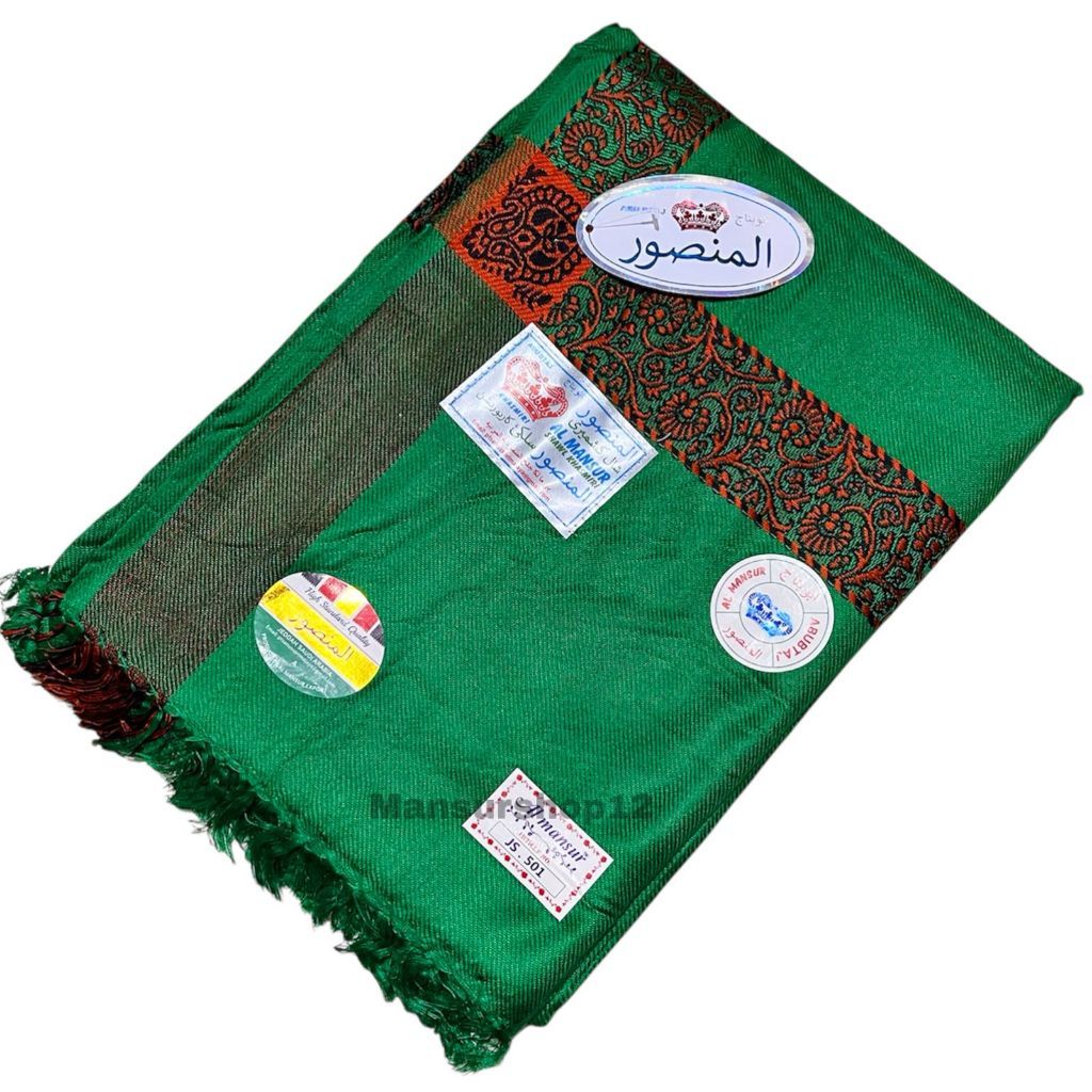 Promo Murah Sorban Hijau Arifat Kashmiri Panjang 100 x 200cm Terlaris