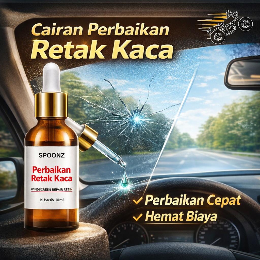 SCM/Pengisi Retak Kaca Mobil dengan Daya Tahan Tinggi/Cairan Perbaikan Retak Kaca Mobil/Perbaikan Re