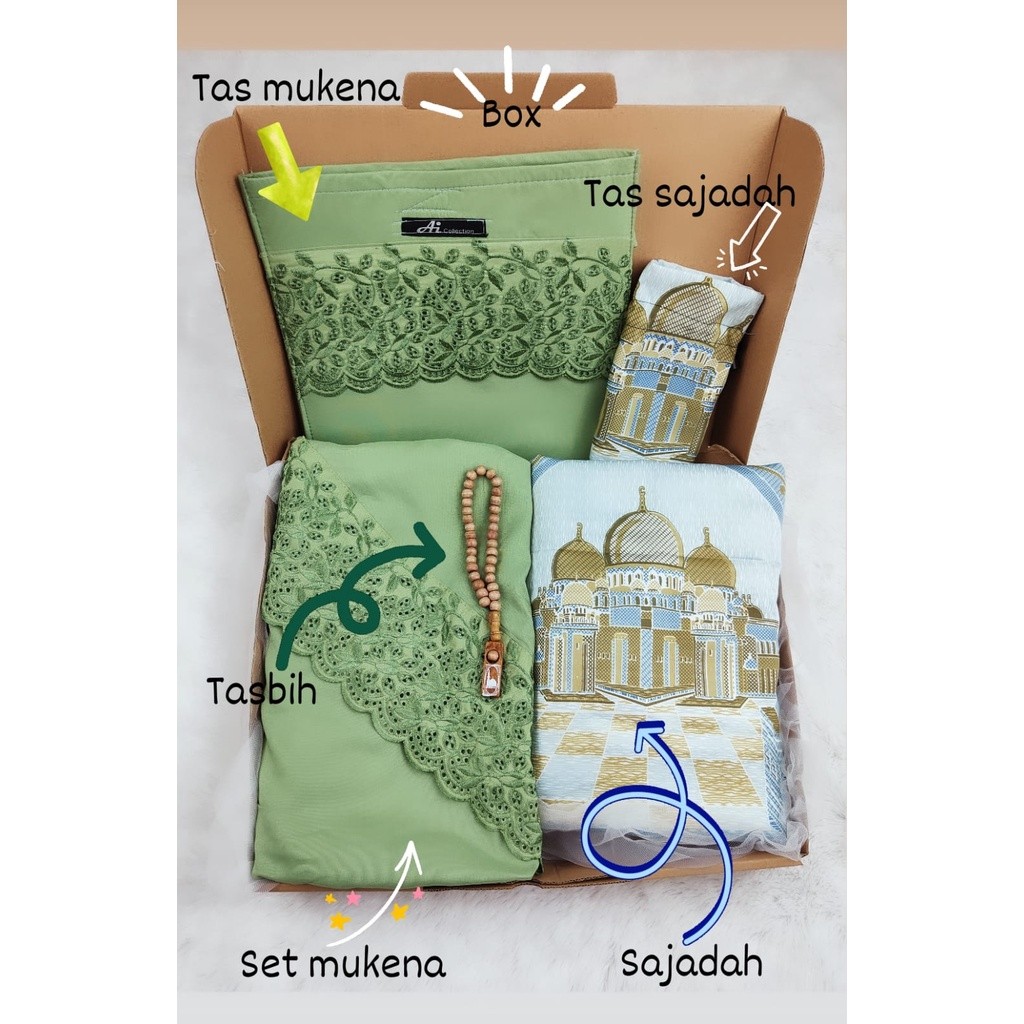 RAMADHAN SALE - Gudang_mukenaku Hampers mukena kado mukena dewasa lengkap sajadah tasbih seserahan n