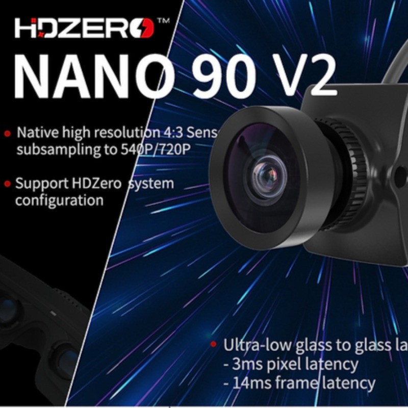 HDZero Nano 90 V2 90fps FPV Camera for HDZero VTX