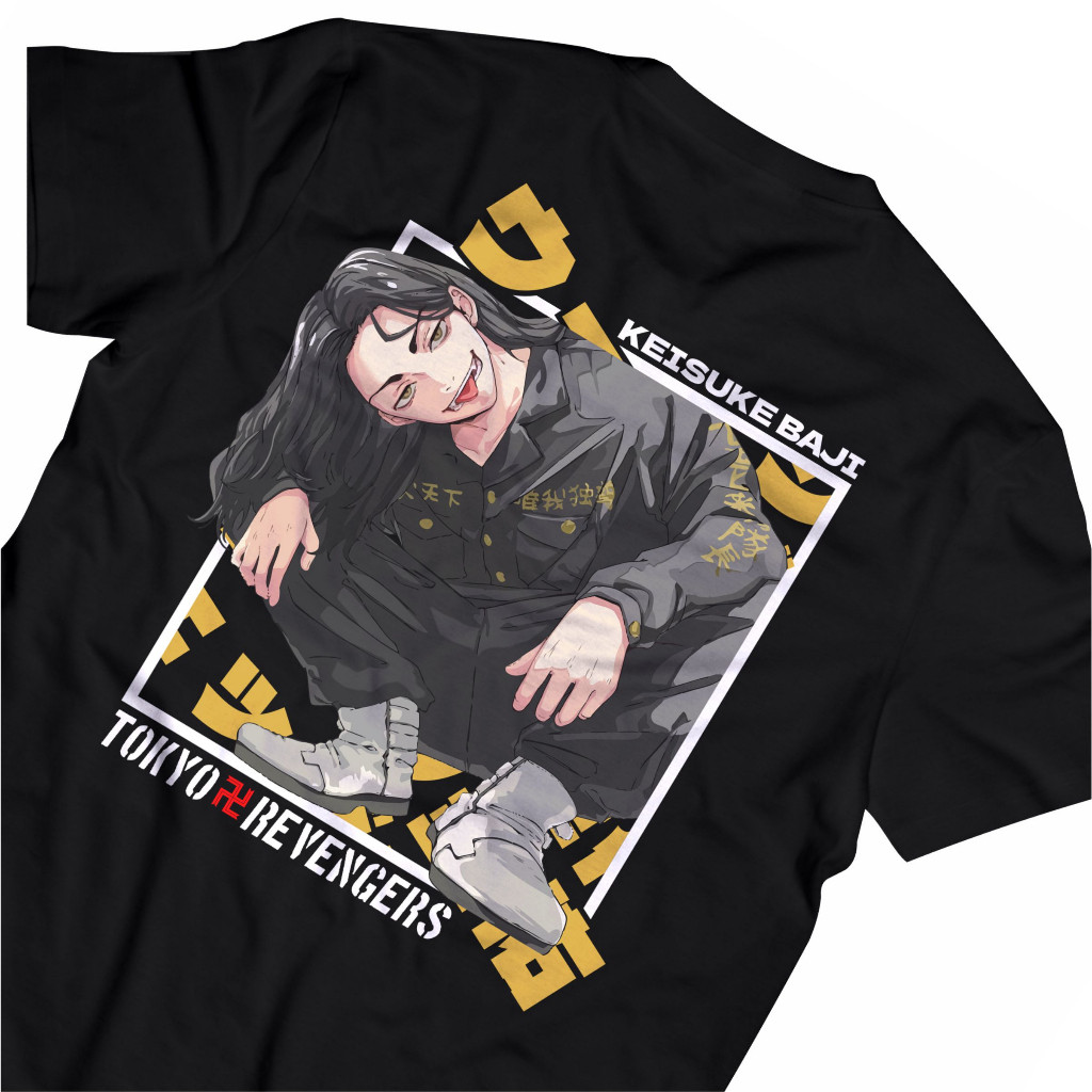 HIRUMA STORE | BAJI KEISUKE TOKYO REVENGERS | Baju Anime | TShirt Anime | Kaos Anime | Cotton Combed