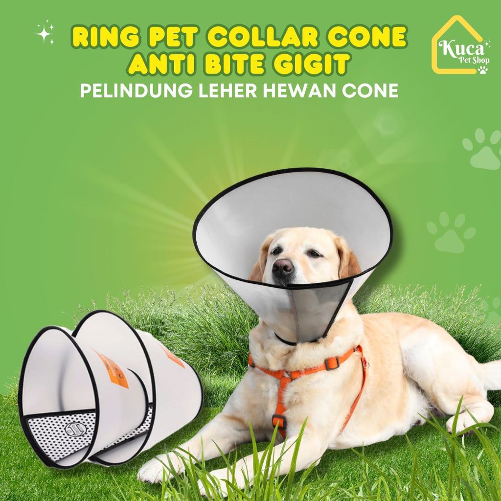 Collar Kucing Sakit Kolar Leher Kucing Anti Jilat Corong Kucing Collar Anjing Pet Collar Neck Access
