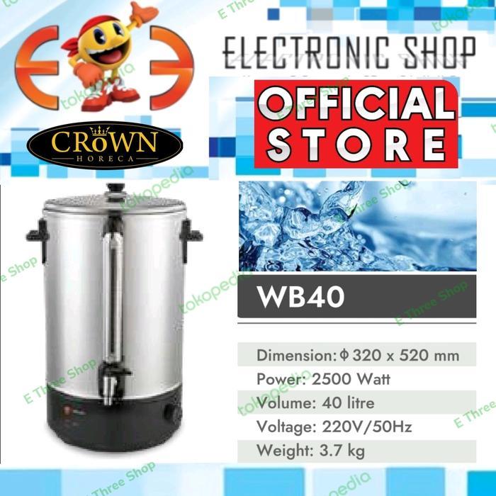 Crown Horeca Wb 40 Water Boiler 40 L - Wb40