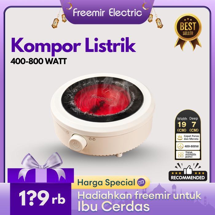 Tap Elektric freemir Kompor Listrik Mini Electric Cooker Kompor Listrik Keramik Praktis Multifungsi 