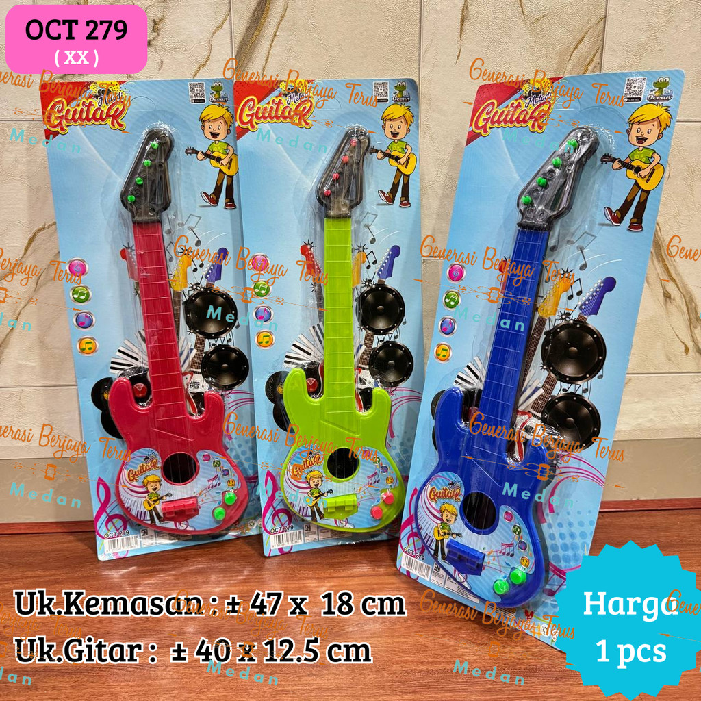 Mainan Anak Gitar / Gitar Plastik Anak | Mainan Guitar Anak Manual Bahan Dari Plastik | Mainan Anak 